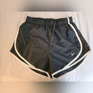 Gray Nike Dry Fit shorts.
